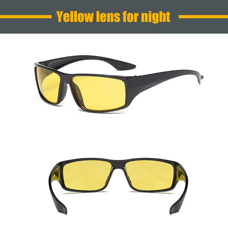 Car Anti-Glare Night Vision Drivers Goggles Protective Gears Sunglasses Cycling Goggles Night Vision Polarized Glasses Eyewear